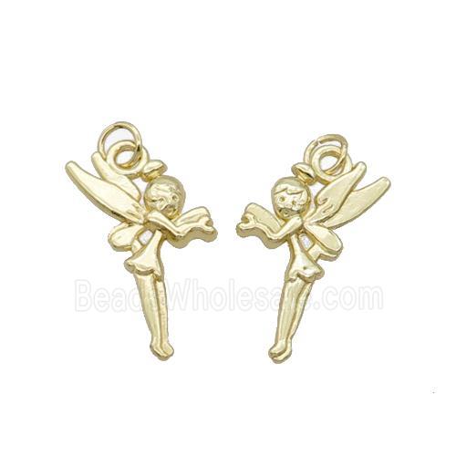 Alloy Fairy Pendant 18K Gold Plated