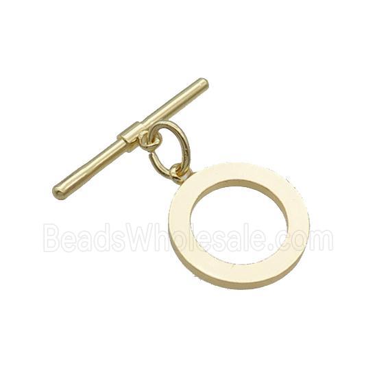 Copper Toggle Clasp Unfade 18K Gold Plated