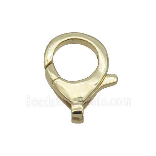 Copper Lobster Clasp Gold Plated