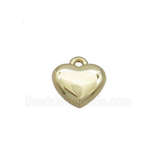 Copper Heart Pendant Gold Plated