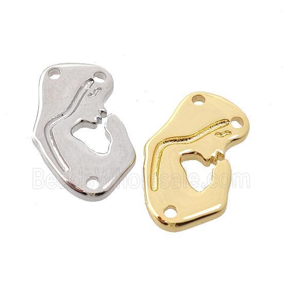 Virgin Mary Charms Copper Pendant Prayer 2loops Mixed