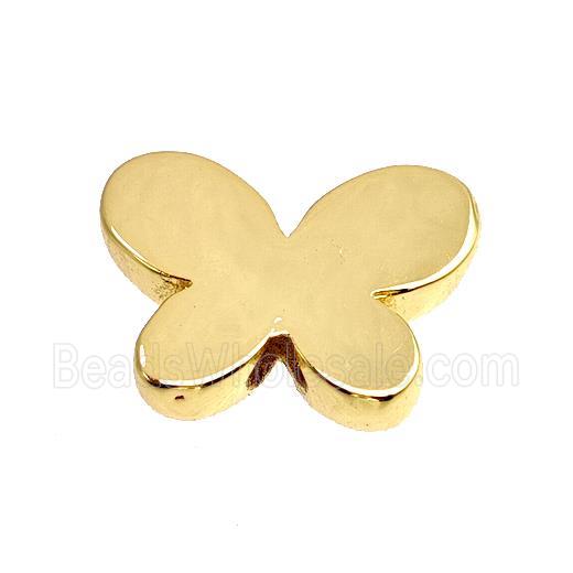 Copper Butterfly Beads Gold Plated