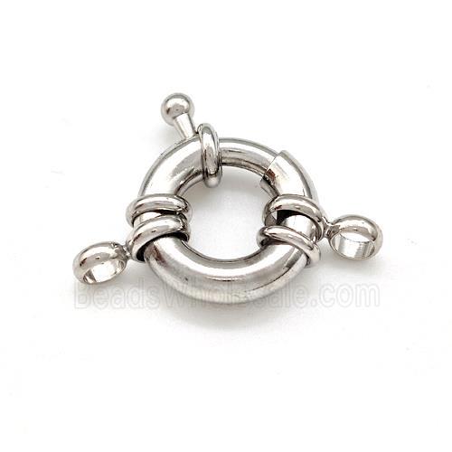 Copper Clasp Buoy Platinum Plated