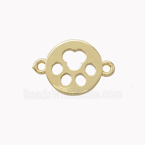 Copper Paws Connector Gold Plated