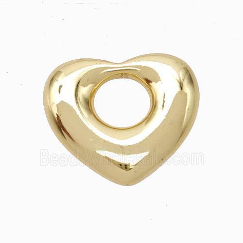 Copper Heart Pendant Gold Plated