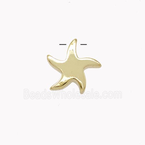 Copper Starfish Pendant Gold Plated