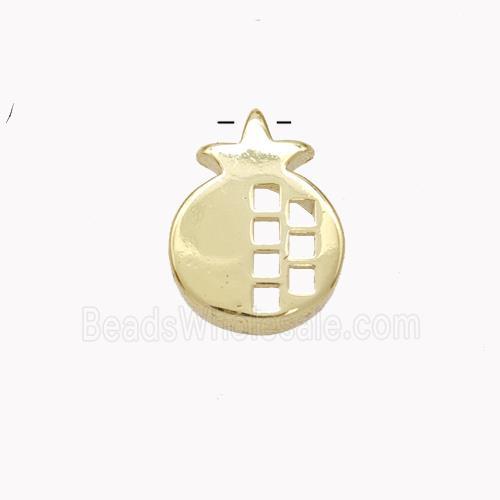 Copper Pineapple Pendant Gold Plated