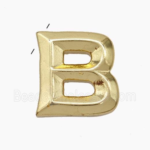 Copper Letter-B Pendant Gold Plated