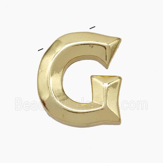 Copper Letter-G Pendant Gold Plated
