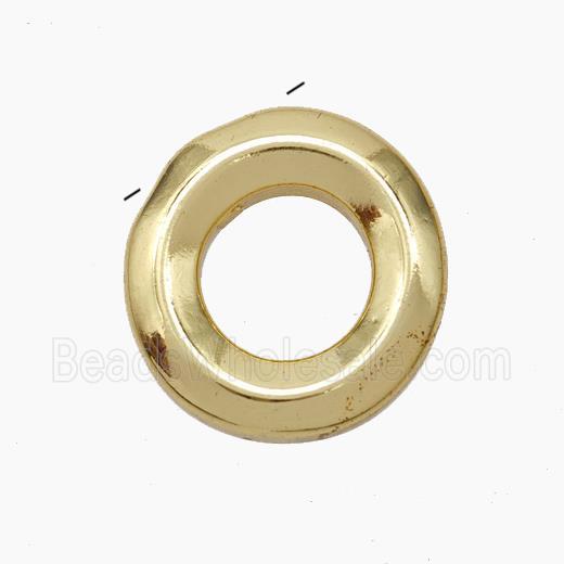 Copper Letter-O Pendant Gold Plated