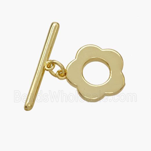 Copper Toggle Clasp Gold Plated