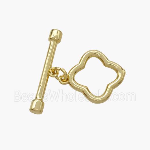 Copper Toggle Clasp Gold Plated