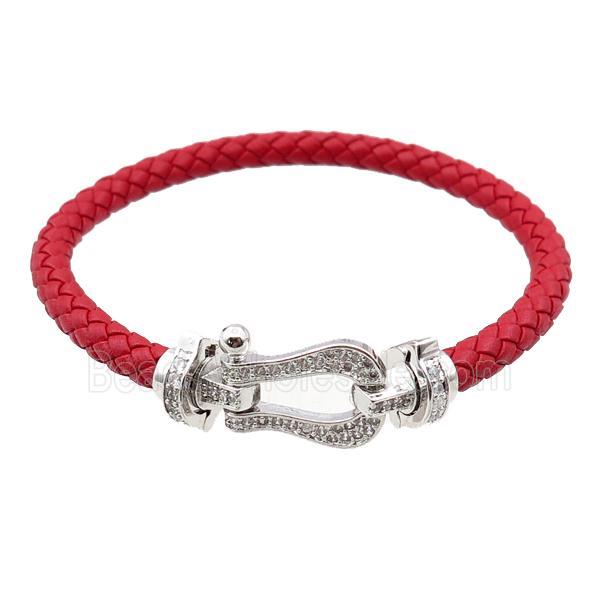 PU leather bracelets