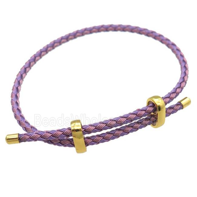 Tiger Tail Steel Bracelet, adjustable
