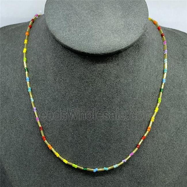 seed Glass Necklace