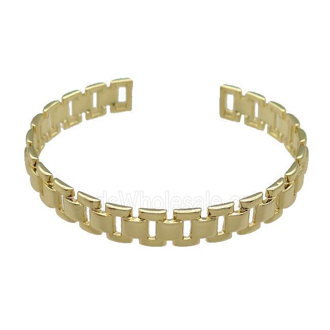 Copper Bangle Gold Plated