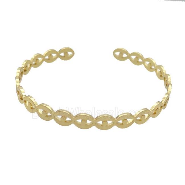 Copper Bangle Gold Plated