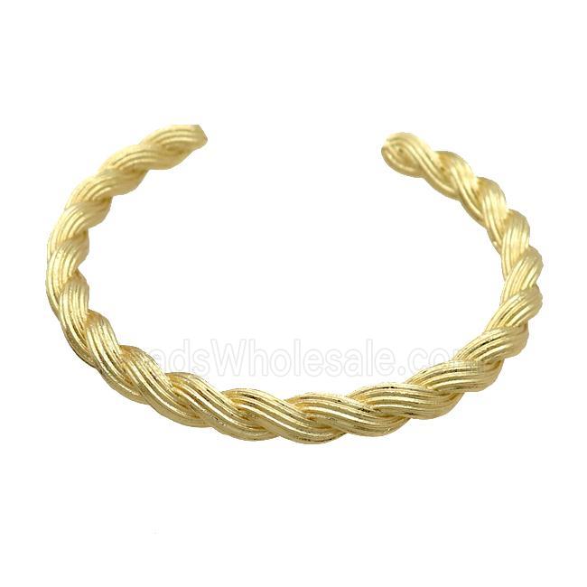 Copper Bangle Gold Plated