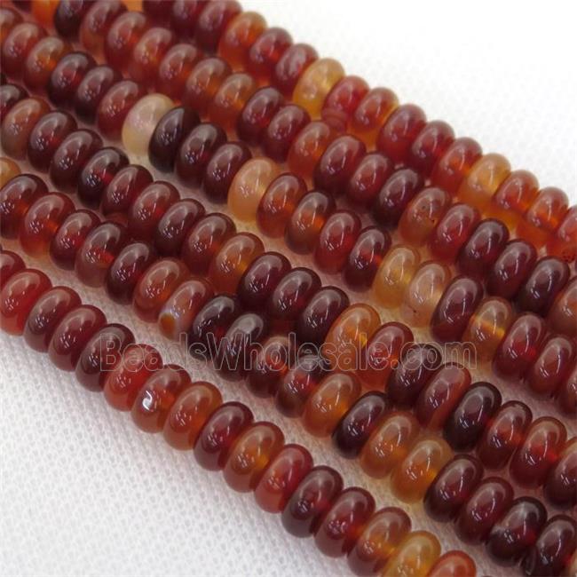 fancy Agate rondelle beads