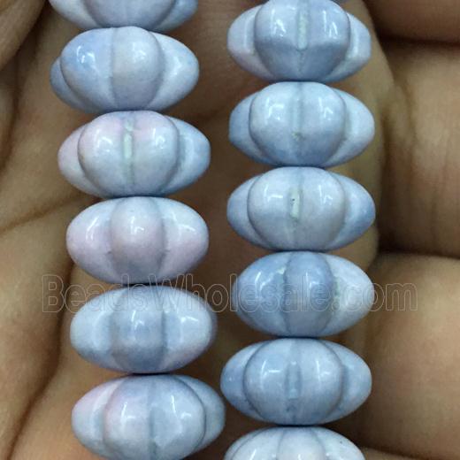 dichromatic Alashan Agate Beads, pumpkin