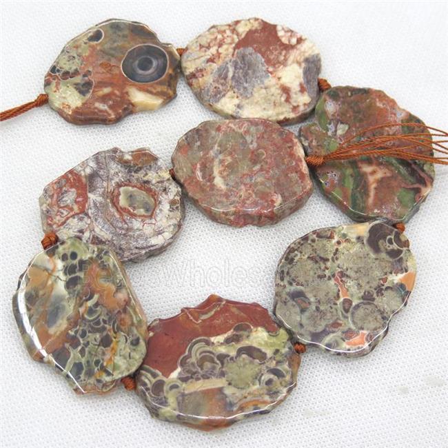 blue Ocean Jasper slice beads