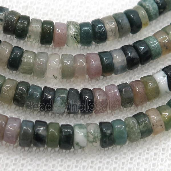 India Agate heishi beads