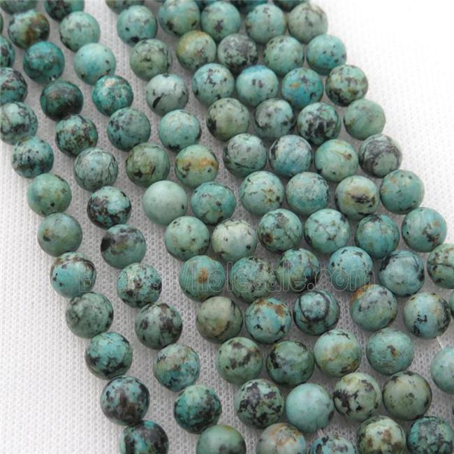 new African Turquoise Beads, round