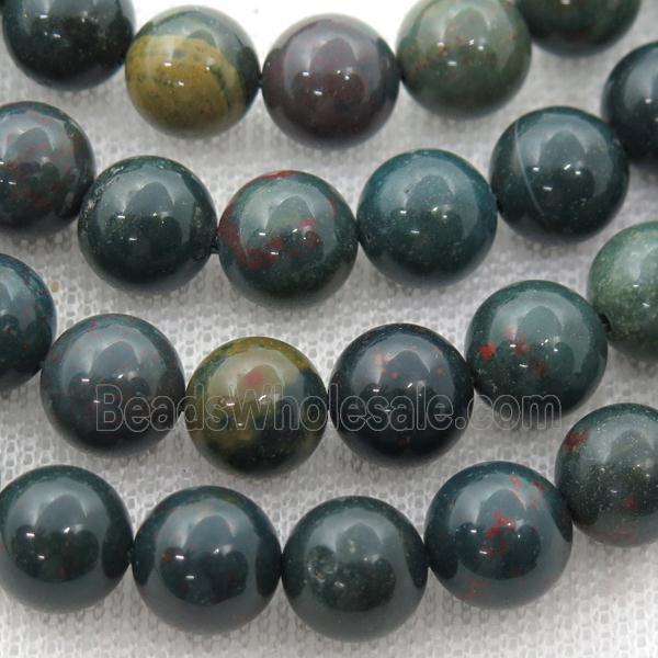 chook BloodStone Beads, round