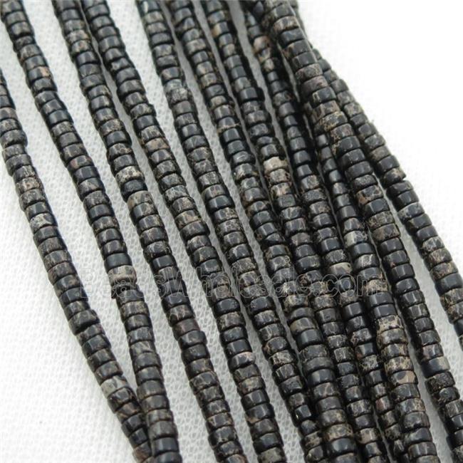 blue Imperial Jasper heishi beads
