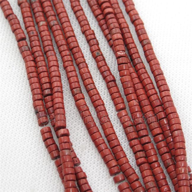 red Jasper heishi beads