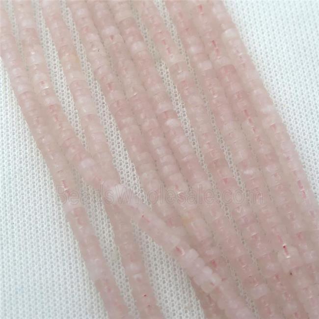Rose Quartz heishi beads