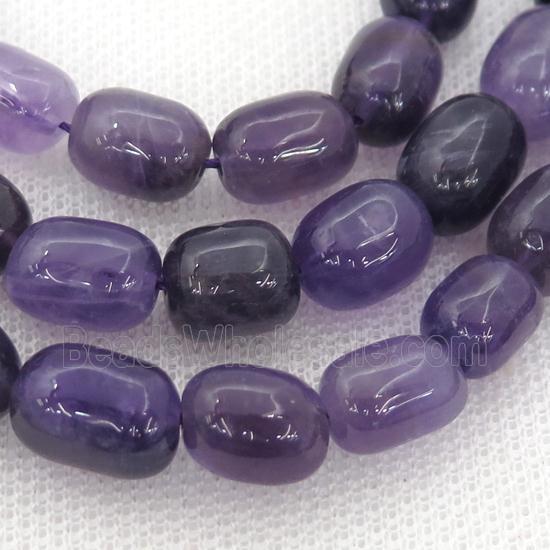purple Amethyst beads, freeform