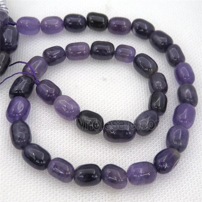 purple Amethyst beads, freeform