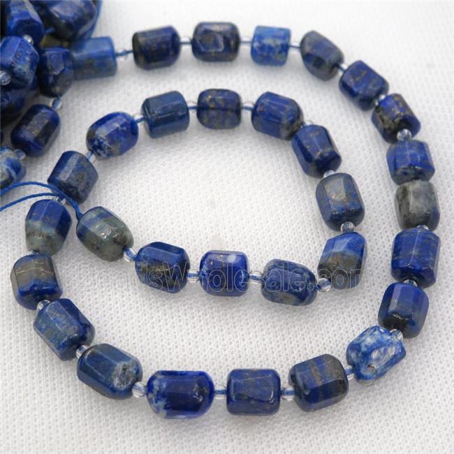 blue Lapis beads, freeform