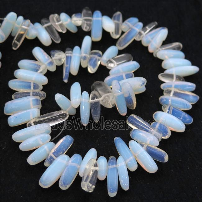 white Opalite beads chip