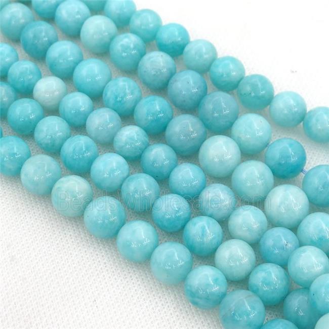 natural Amazonite Beads, round