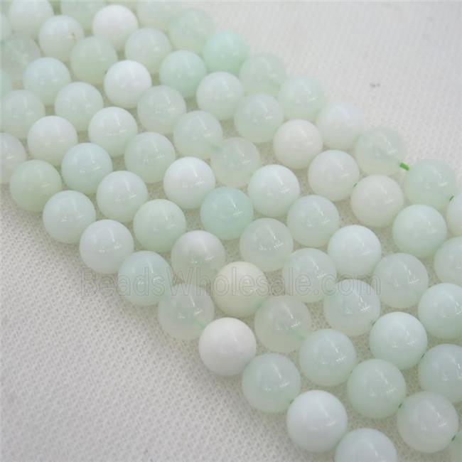green Opal Beads, round