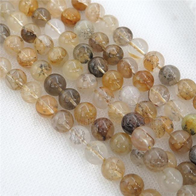 landscape Quartz Beads, round