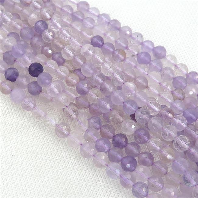Ametrine Beads, faceted round