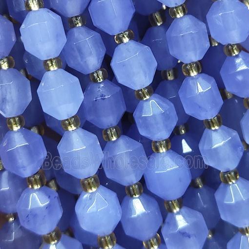 lavender Jade bullet beads