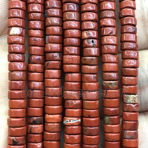 Red Jasper heishi beads
