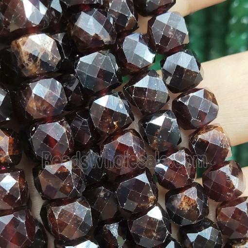 Autumn Jasper cube beads, faceted