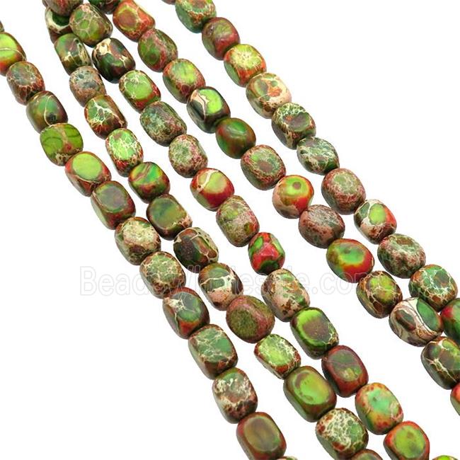 Multicolor Imperial Jasper Beads Freeform
