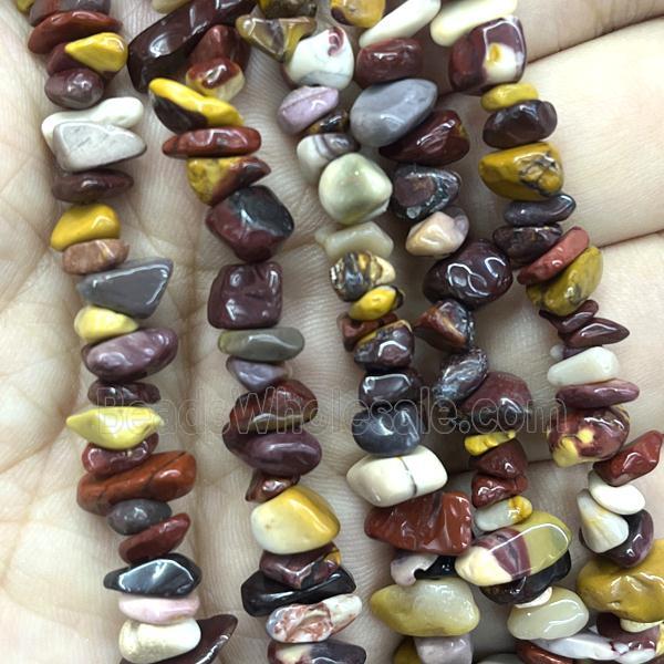 Mookaite Chip Beads Freeform