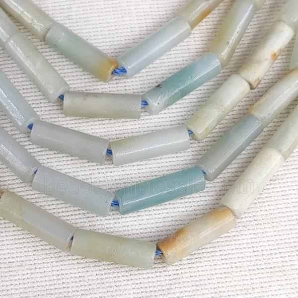 Amazonite Tube Beads