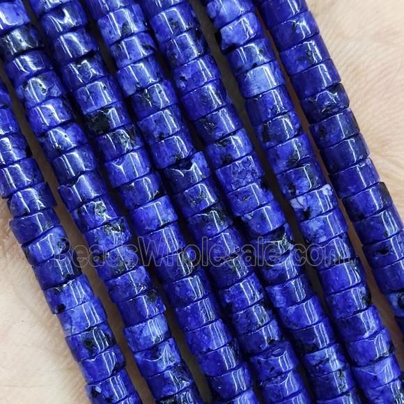 Blue Sodalite Heishi Beads Dye