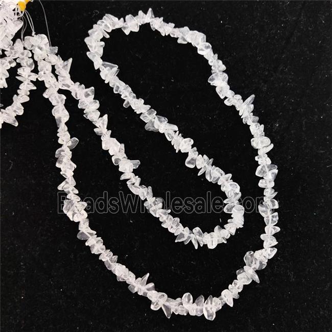 Clear Crystal Glass Chip Beads