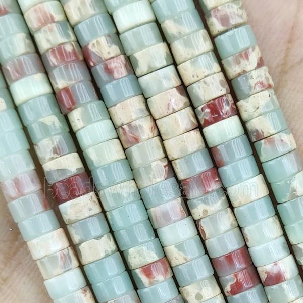 Snakeskin Jasper Heishi Beads