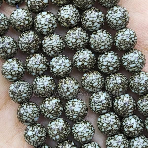 Natural Turquoise Beads Smooth Round