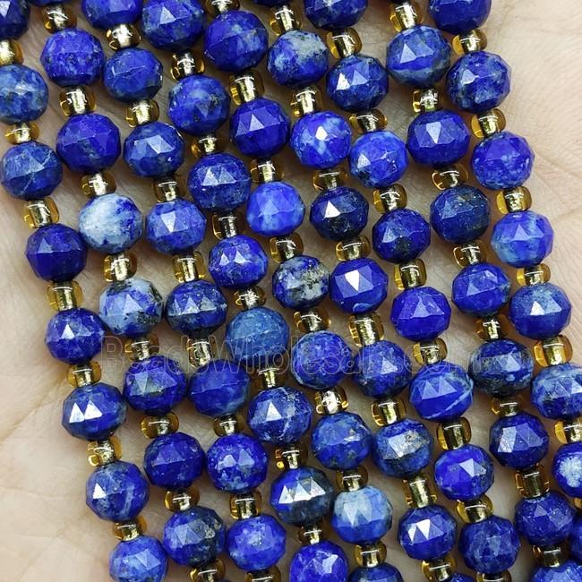 Natural Blue Lapis Lazuli Beads Cut Rondelle